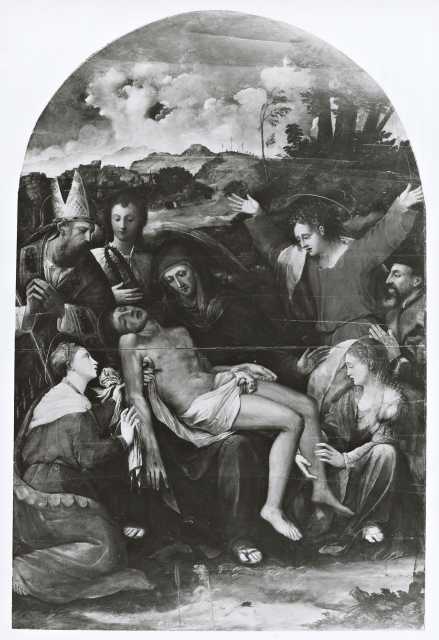 Bonhams — Avezuti Giulio - sec. XVI - Compianto sul Cristo morto e santi — insieme